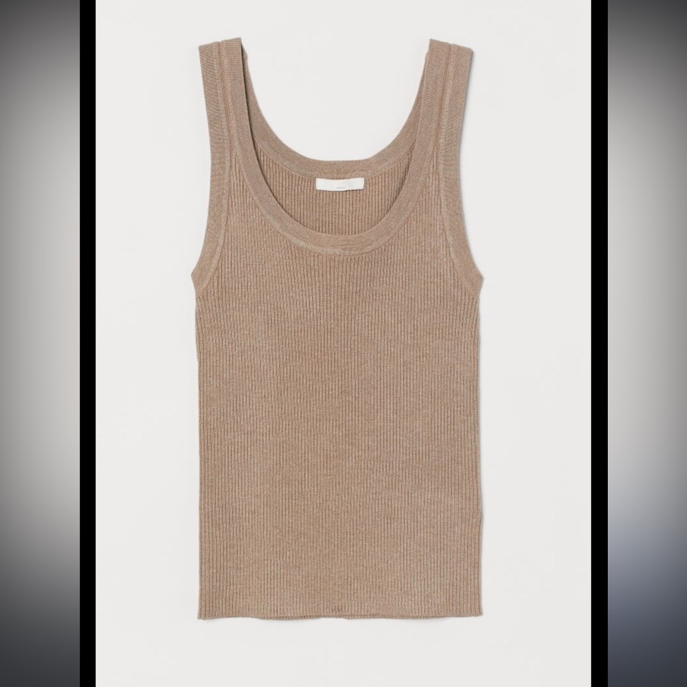 H&M basic sleeveless sweater shirt